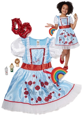 Dorothy met vingerpoppetjes, schoentjes en tasje!