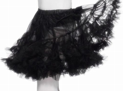 zwarte petticoat rokje tutu