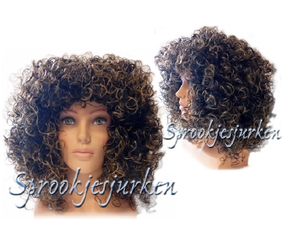 Afro pruik dames