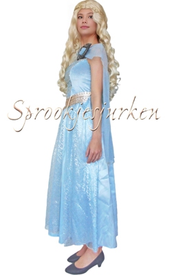 Game of Thrones - Daenerys lichtblauw met cape