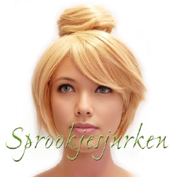 Tinkerbell pruik met knotje